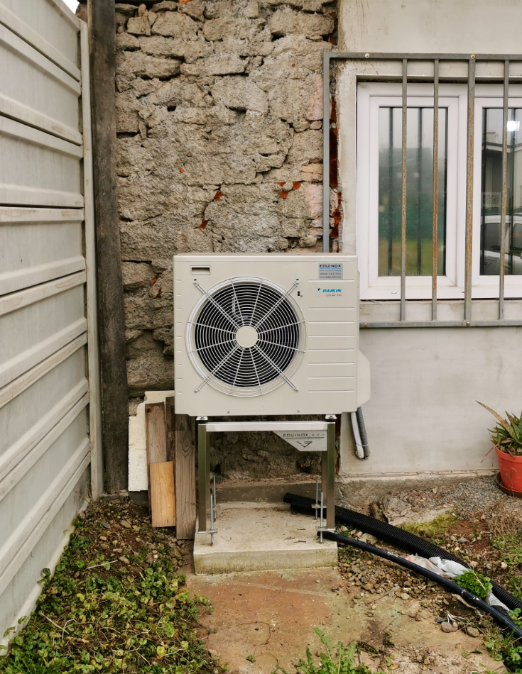 Tepelné čerpadlo Daikin Altherma LT - autoservis, Očová