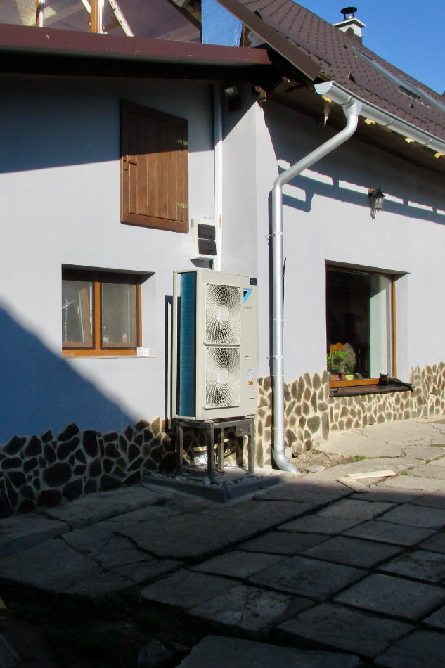 Tepelné čerpadlo Daikin Altherma LT - resocializačné zariadenie, Žibritov